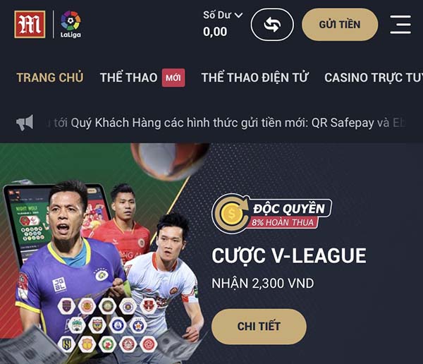 Cách nạp tiền vào M88 bằng Internet Banking Cách nạp tiền vào M88 bằng Internet Banking