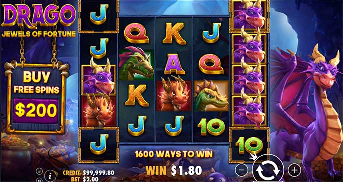 Drago - Jewels of Fortune - Phiên bản slot hấp dẫn nhất tại M88 - M88