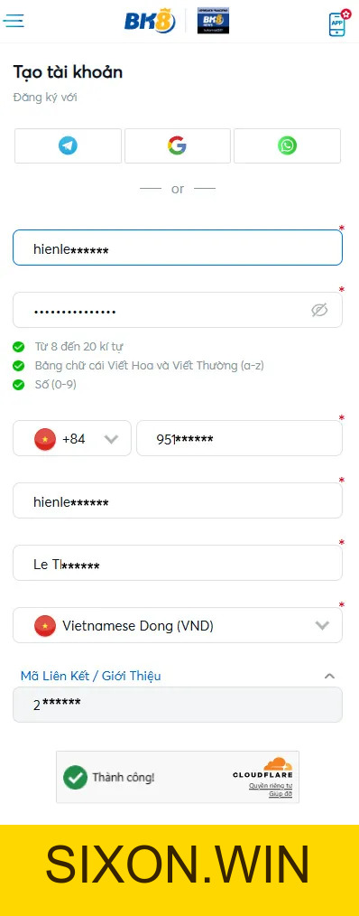 Đăng ký BK8 - Hướng dẫn tạo tài khoản BK8 mới nhất 2026 Đăng ký BK8 - Hướng dẫn tạo tài khoản BK8 mới nhất 2026