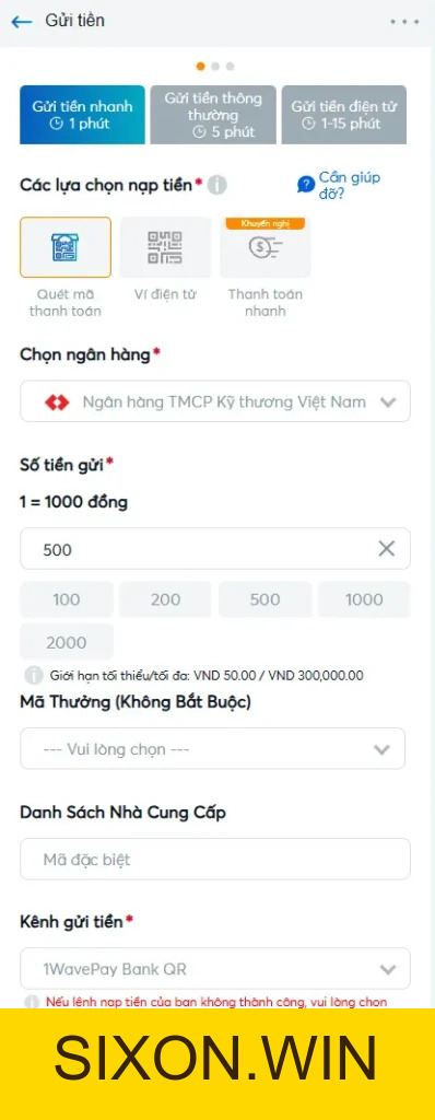 Gửi tiền BK8 nhanh chóng và dễ dàng chỉ với 4 bước cơ bản