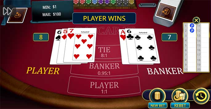Lucky Baccarat - Phiên bản Baccarat hấp dẫn nhất hiện nay - M88